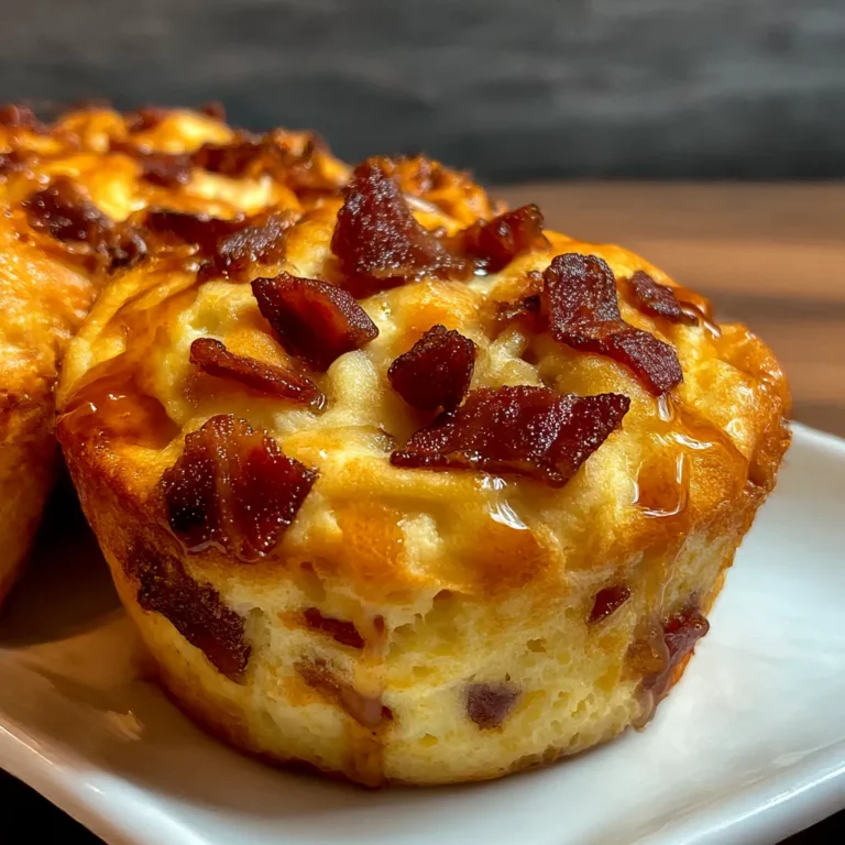 Maple Bacon Pancake Muffins