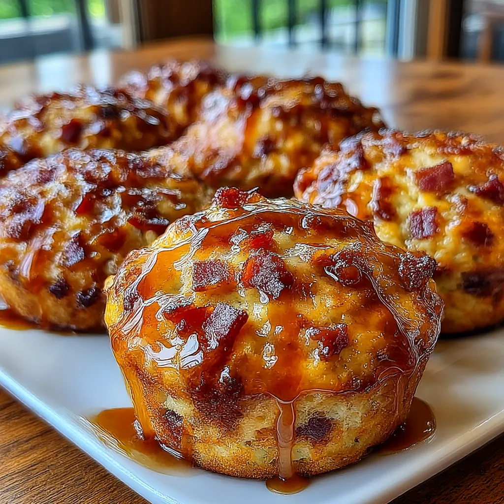 Maple Bacon Pancake Muffins Serve 12 Tasty Fluffy Savory. 7 Maple Bacon Pancake Muffins