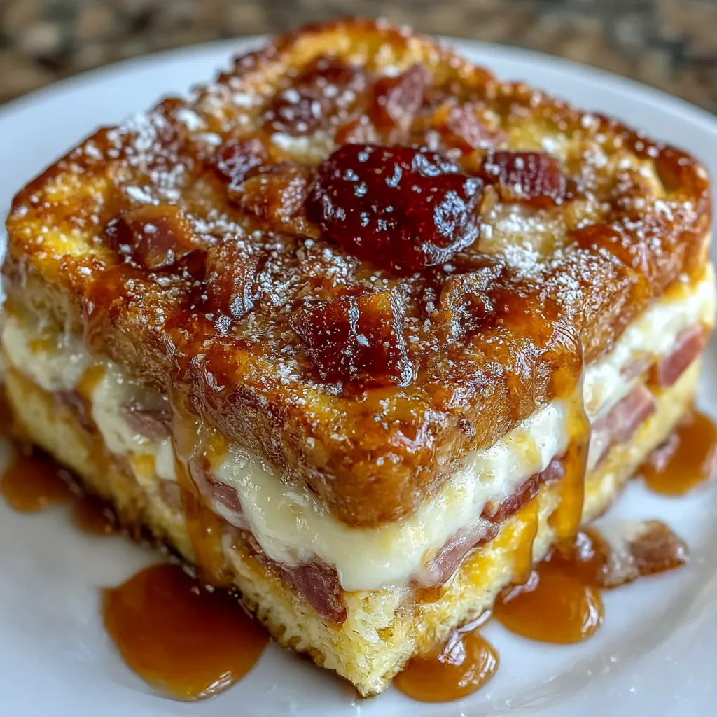 Monte Cristo Breakfast Casserole
