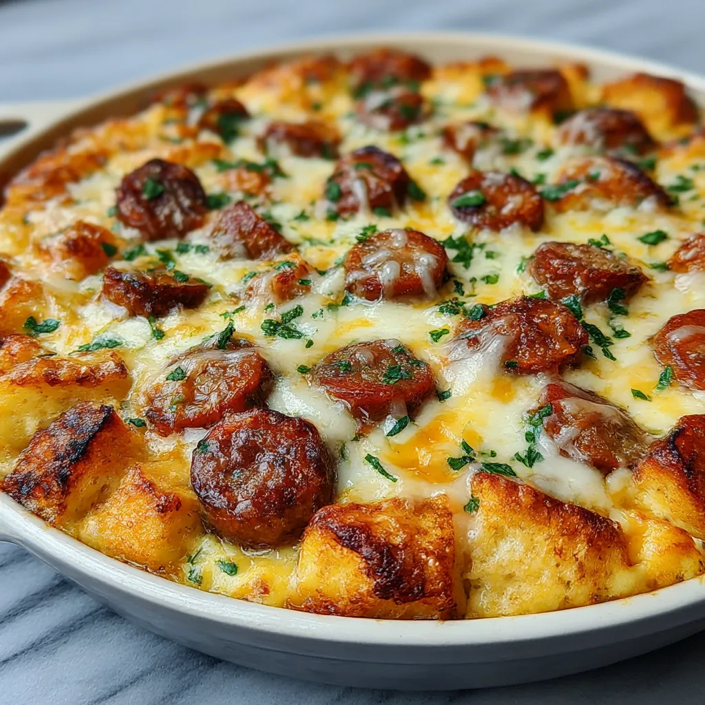 Pancake Sausage Casserole Breakfast Bake