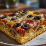 Pizza Cottage Cheese Bake