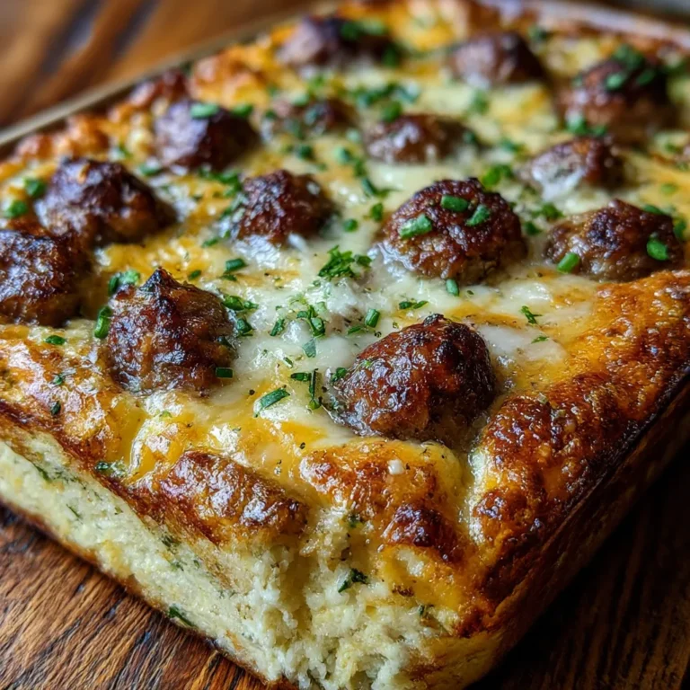 Savory Breakfast Sausage and Cheese Casserole