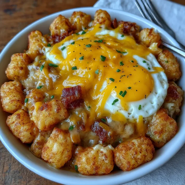Tater Tot Breakfast Bowl with Sausage