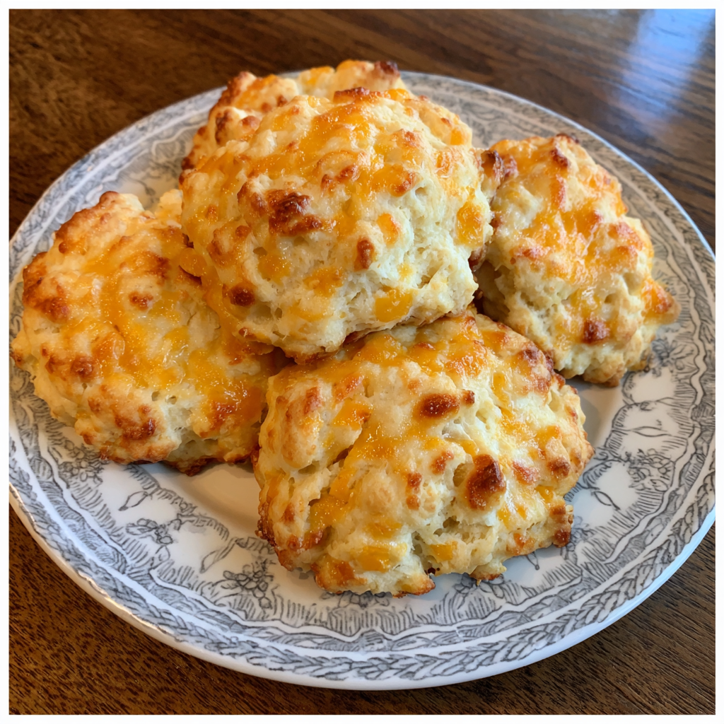 Air Fryer Cheddar Biscuits