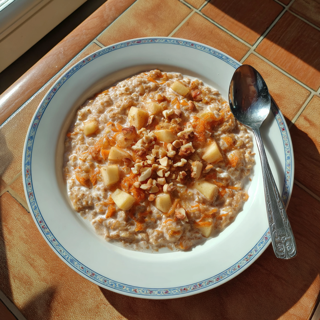 Carrot Apple Oatmeal