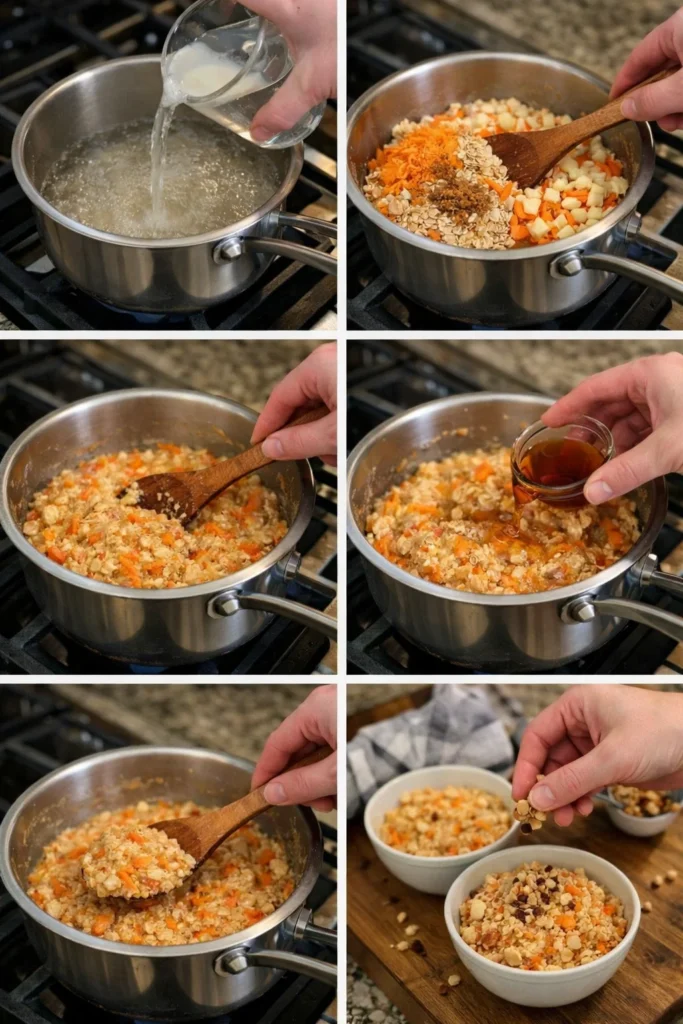 Carrot Apple Oatmeal