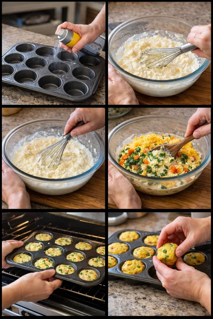 Cheesy Cottage Cheese Egg Bites