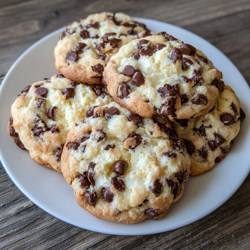 Easy Chocolate Chip Cheesecake Cookies - Soft, Chewy & Delicious 9 Chocolate Chip Cheesecake Cookies