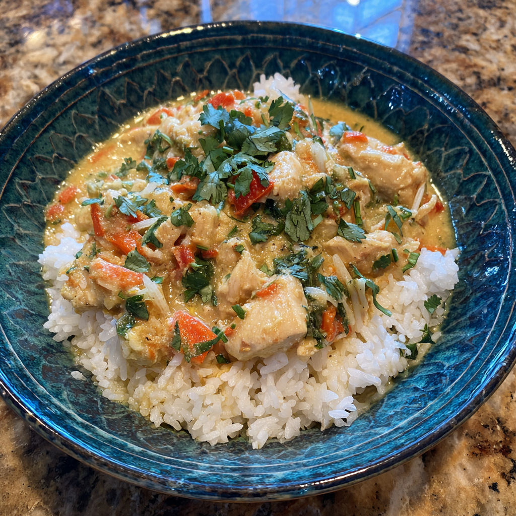 Coconut Chicken Rice Bowl