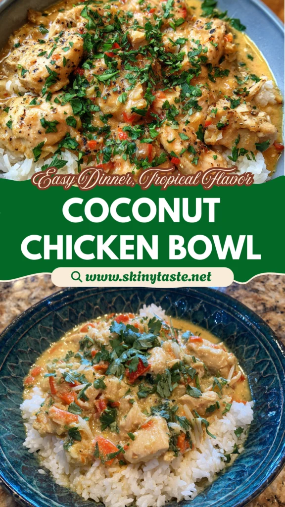 Coconut Chicken Rice Bowl