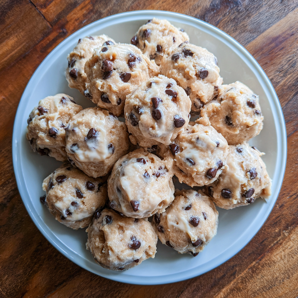 Cookie Dough Frozen Yogurt Bites: Easy 12-Serve Healthy Dessert Recipe 9 Cookie Dough Frozen Yogurt Bites