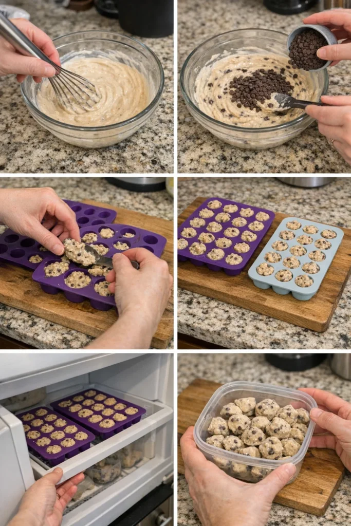 Cookie Dough Frozen Yogurt Bites: Easy 12-Serve Healthy Dessert Recipe 8 Cookie Dough Frozen Yogurt Bites