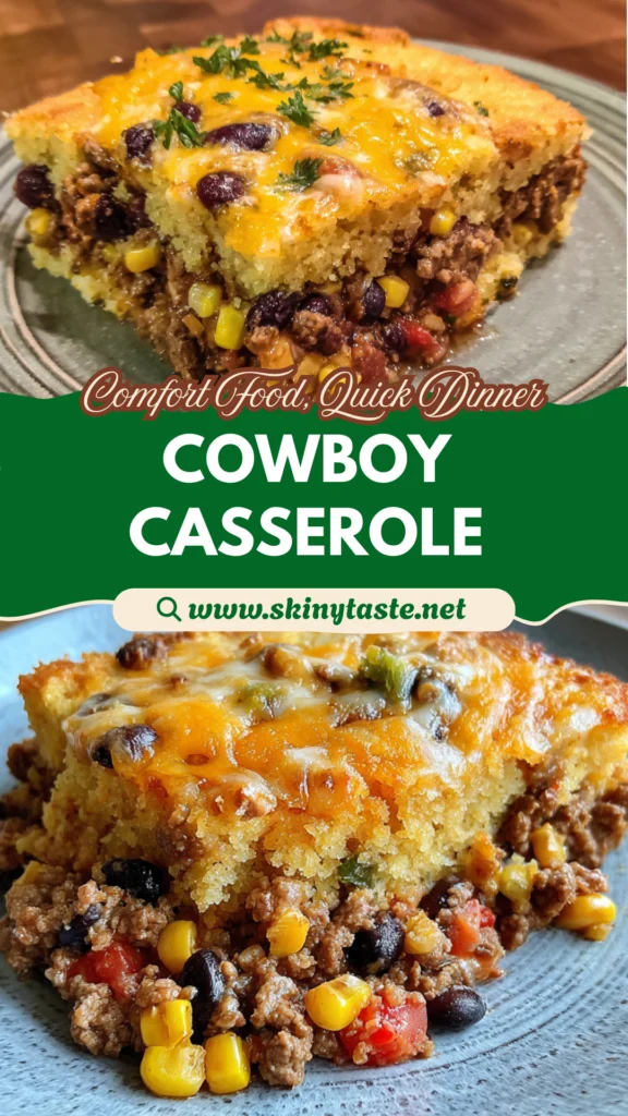 Cornbread Cowboy Casserole: Easy Comfort Food Recipe for Busy Families 10 Cornbread Cowboy Casserole