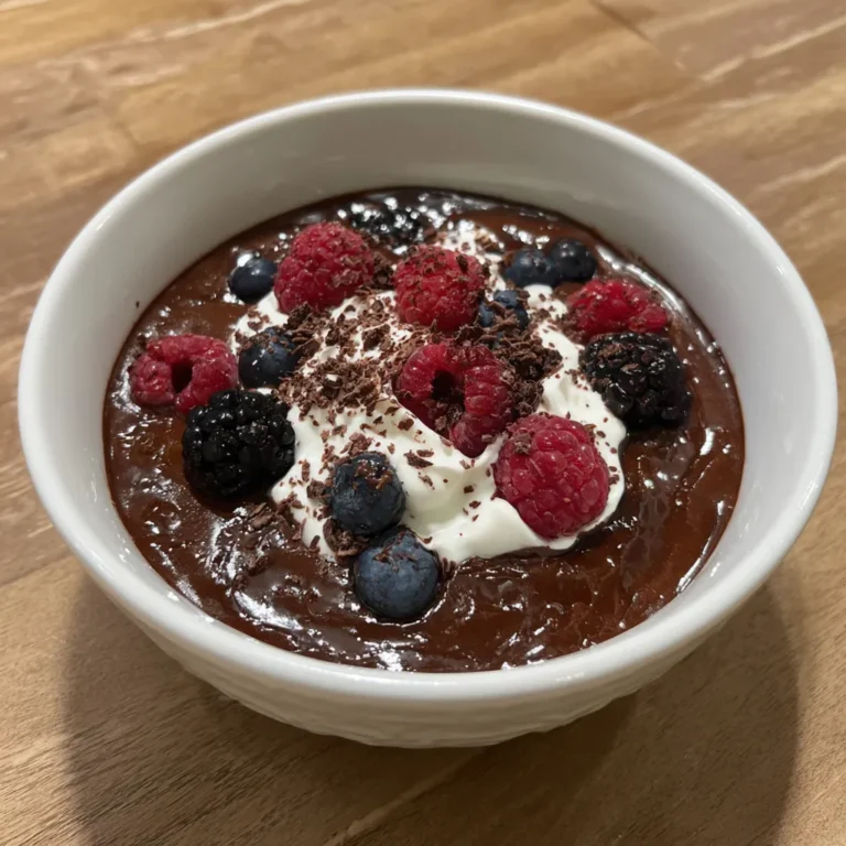 Cottage Cheese Chocolate Pudding