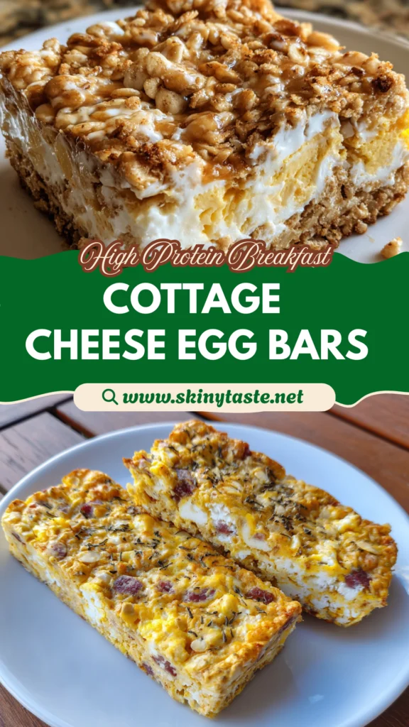 Cottage Cheese Egg Bars