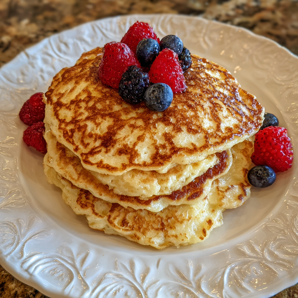 Cottage cheese pancakes