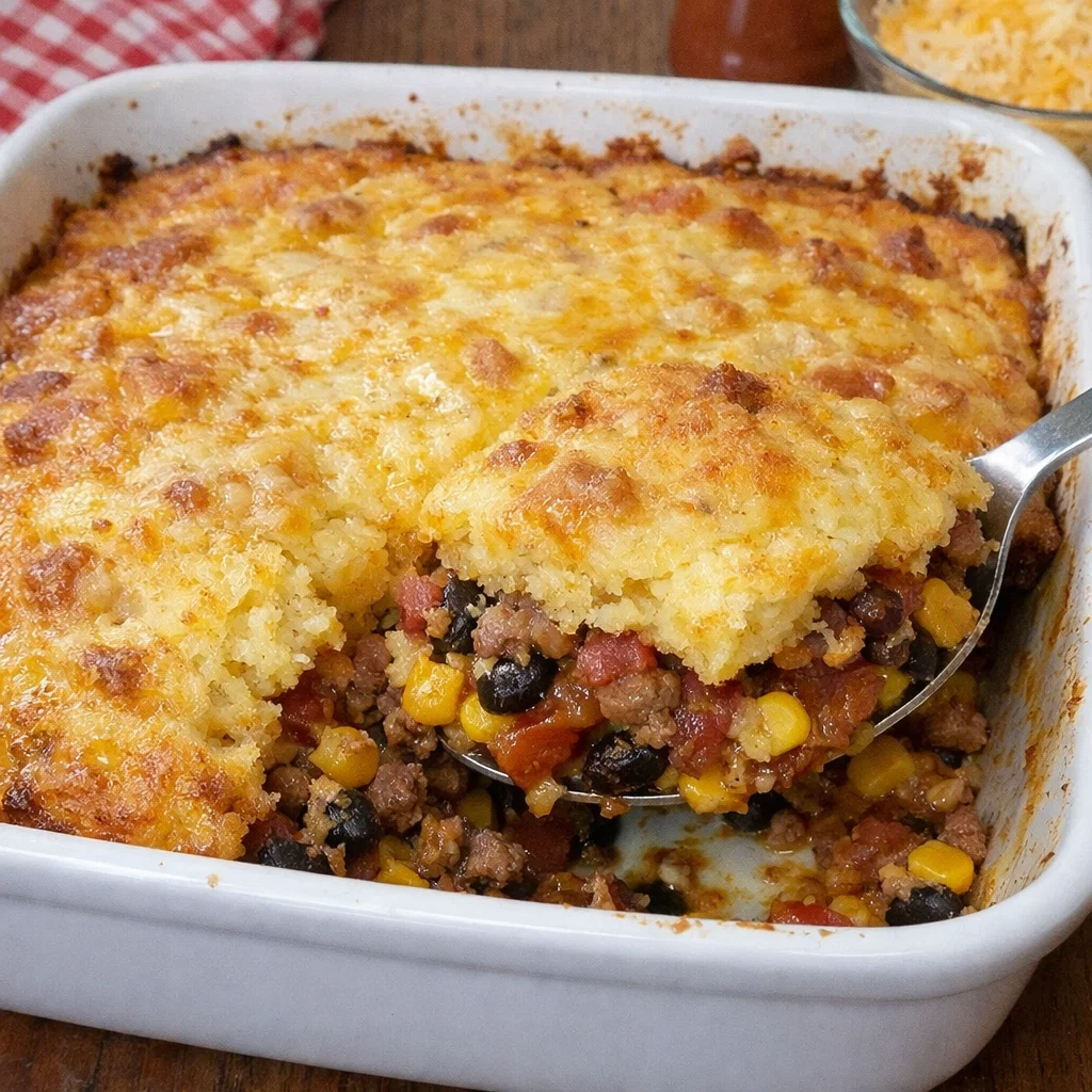 Cowboy Cornbread Casserole