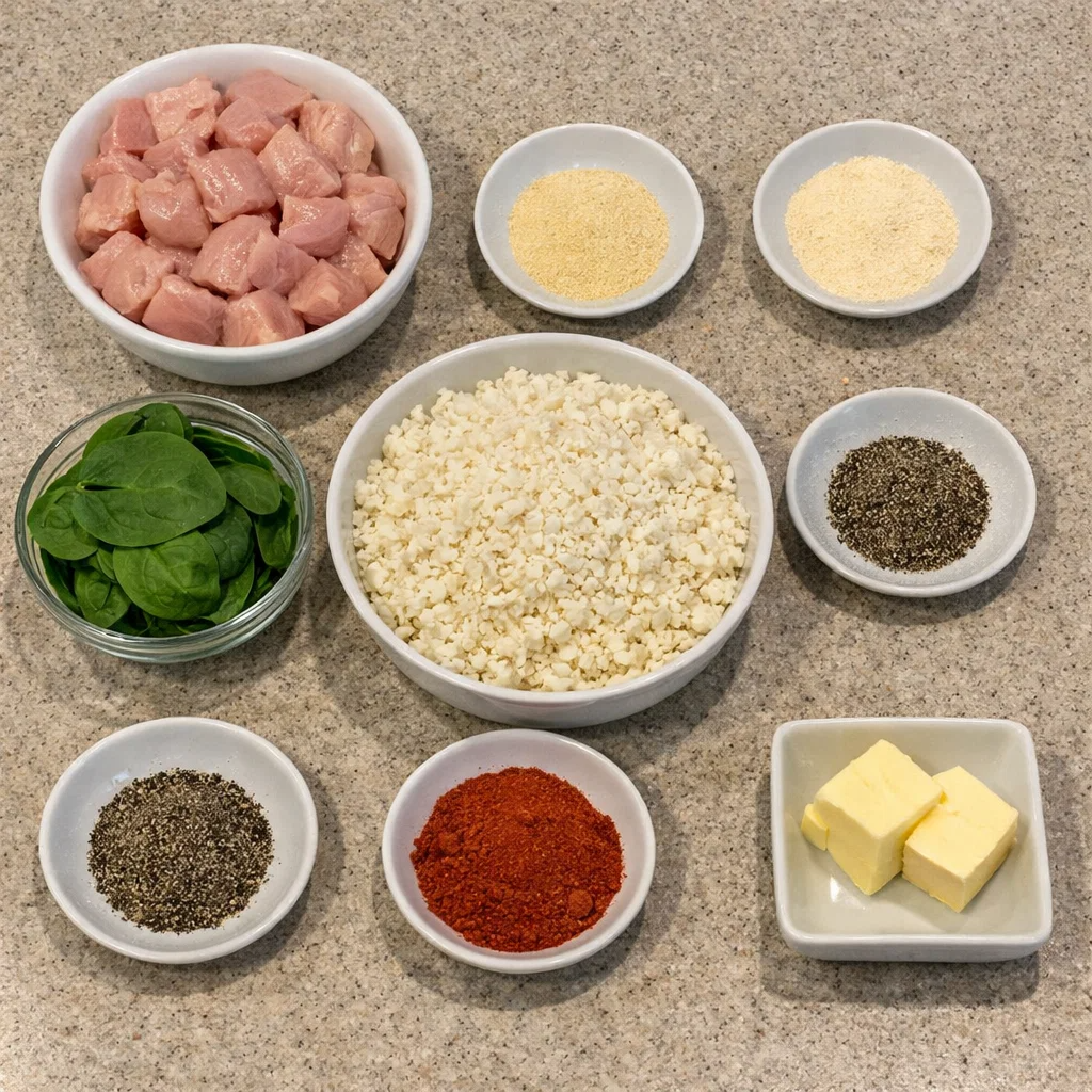 Creamy Chicken Cauliflower Rice Casserole