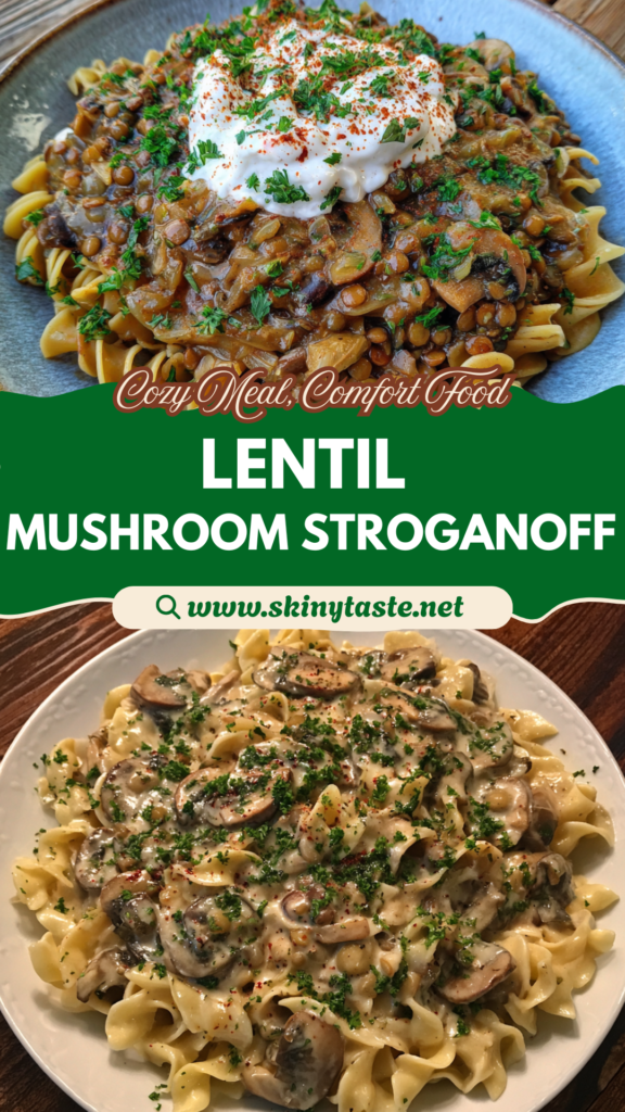Lentil Mushroom Stroganoff: Easy Creamy Comfort Food for Dinner 10 Creamy Lentil Mushroom Stroganoff