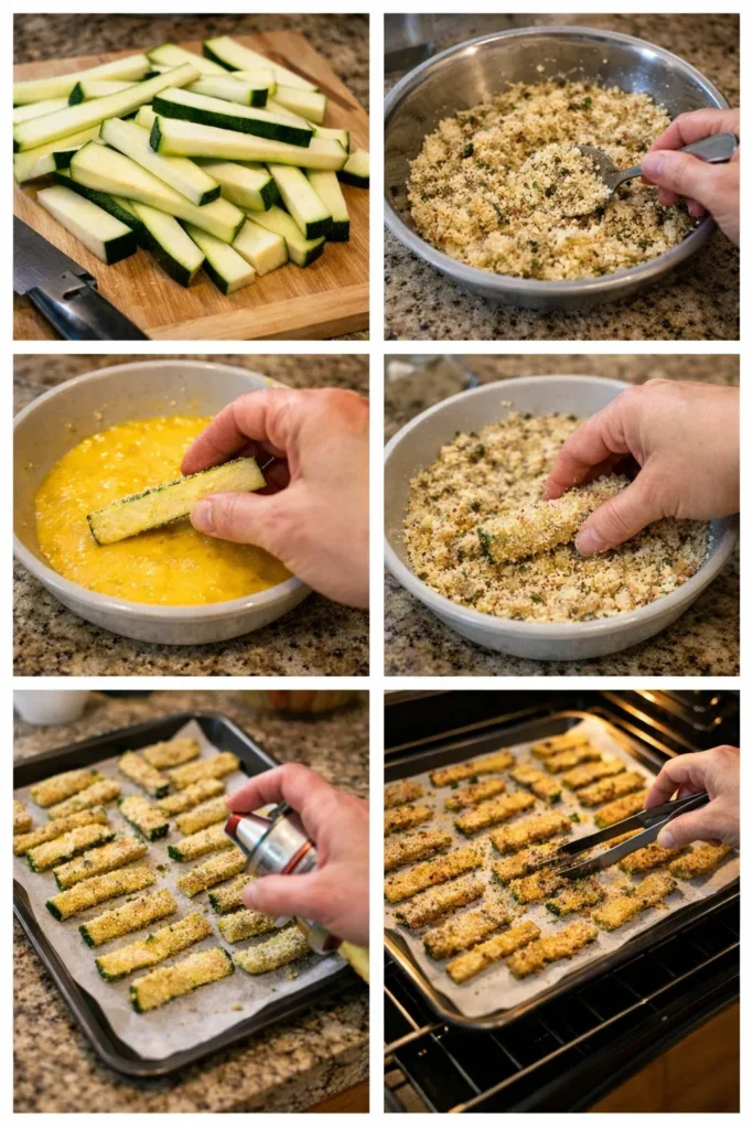Crispy Parmesan Garlic Zucchini Fries - Easy Baked Snack for Everyone 8 Crispy Parmesan Garlic Zucchini Fries