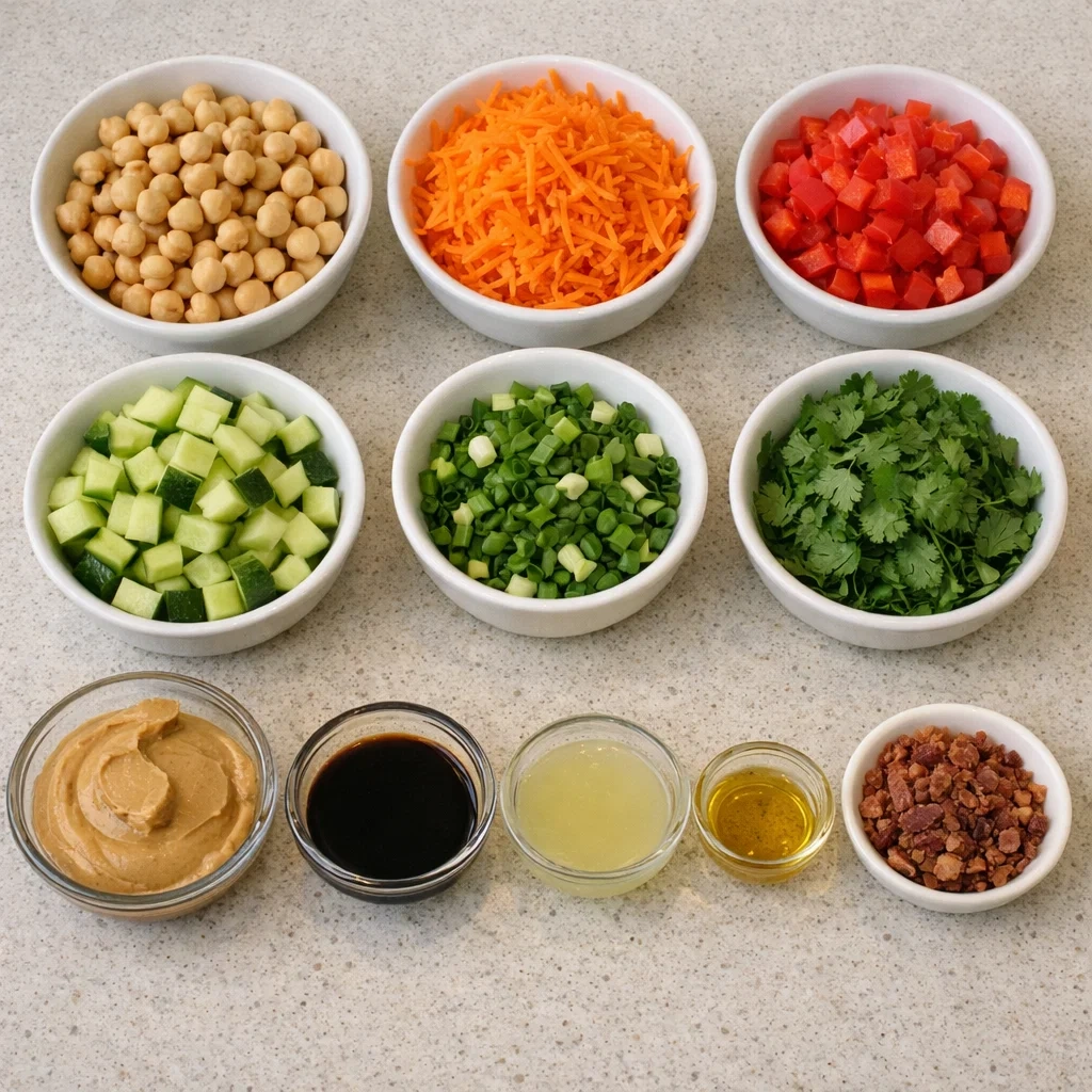 Crunchy Thai Chickpea Salad