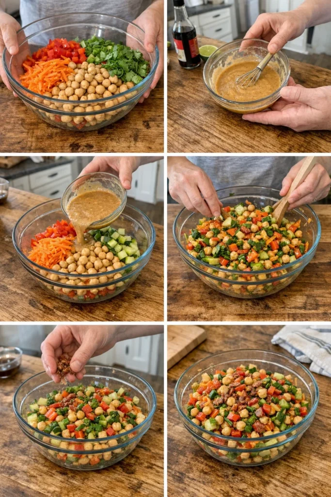 Crunchy Thai Chickpea Salad