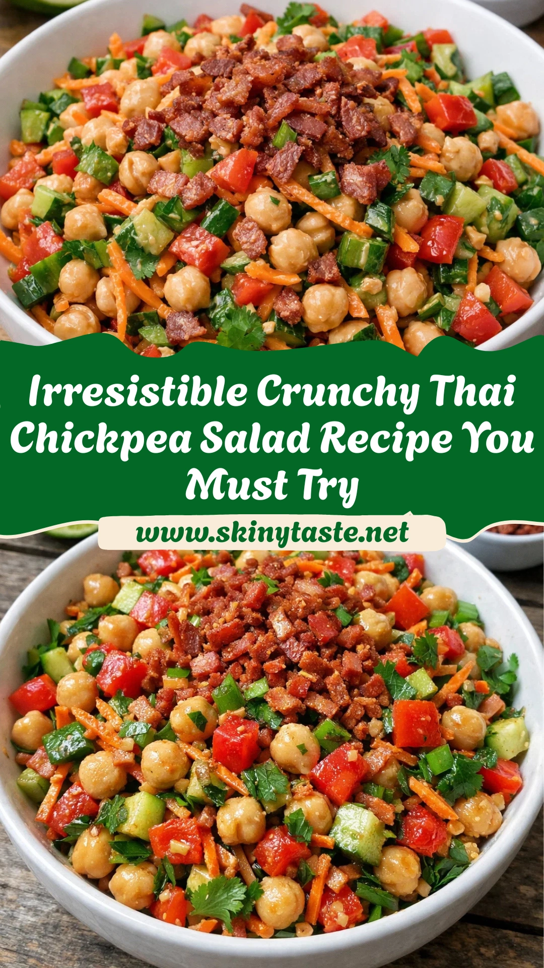 Crunchy Thai Chickpea Salad