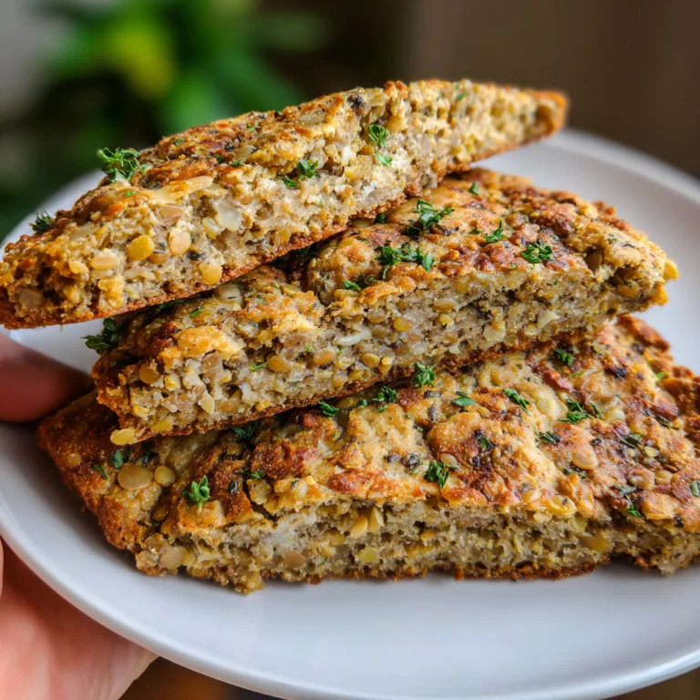 Easy Lentil and Herb Flatbreads