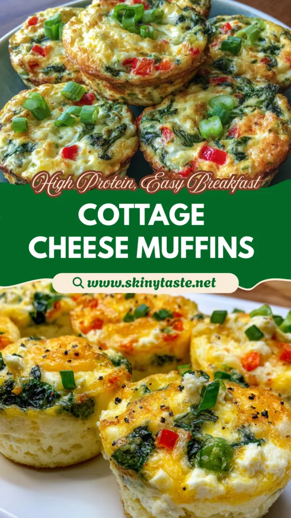 Fluffy Cottage Cheese Egg Muffins
