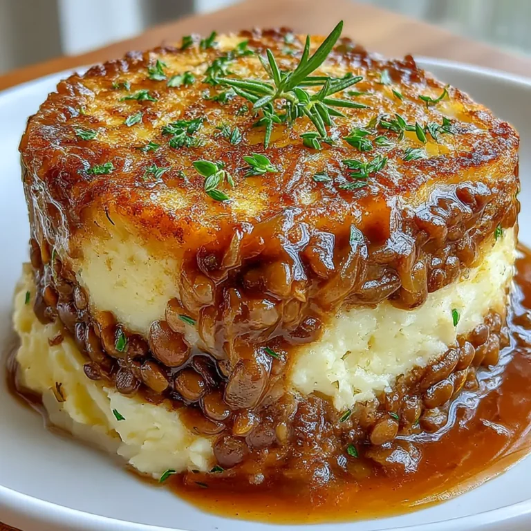 French Onion Shepherd's Pie