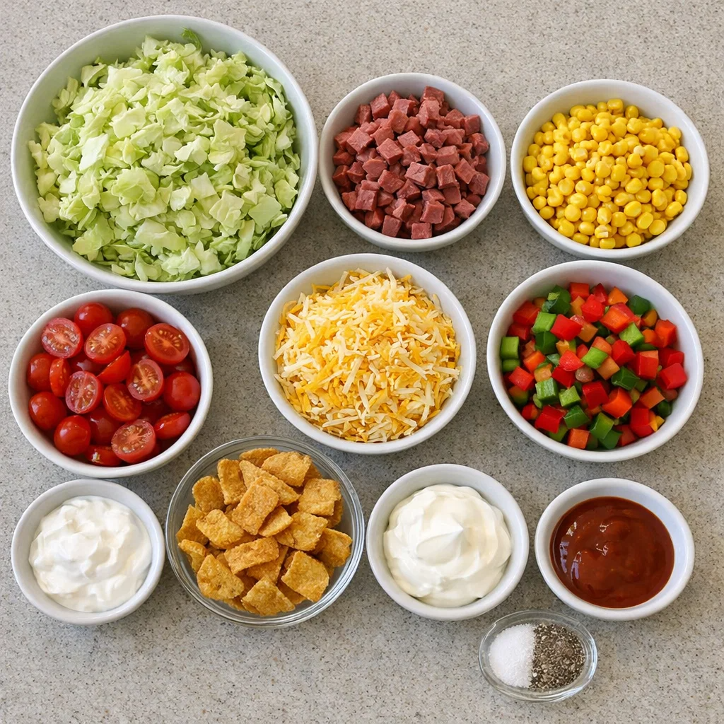 Frito Cowboy Cabbage: Easy Crunchy Salad Recipe for Summer Gatherings 7 Frito Cowboy Cabbage