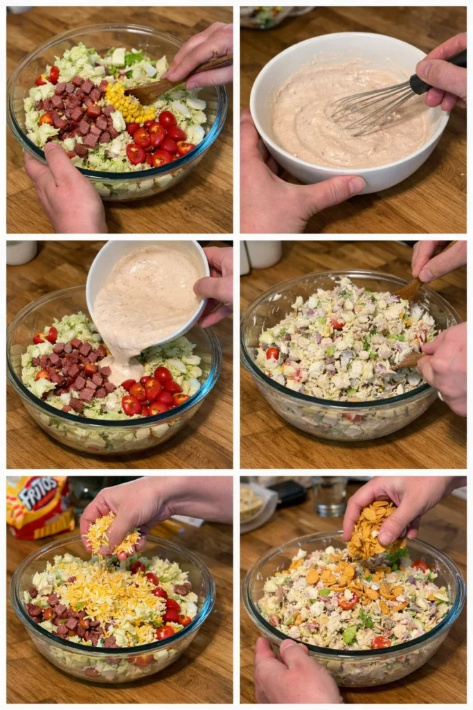 Frito Cowboy Cabbage: Easy Crunchy Salad Recipe for Summer Gatherings 8 Frito Cowboy Cabbage