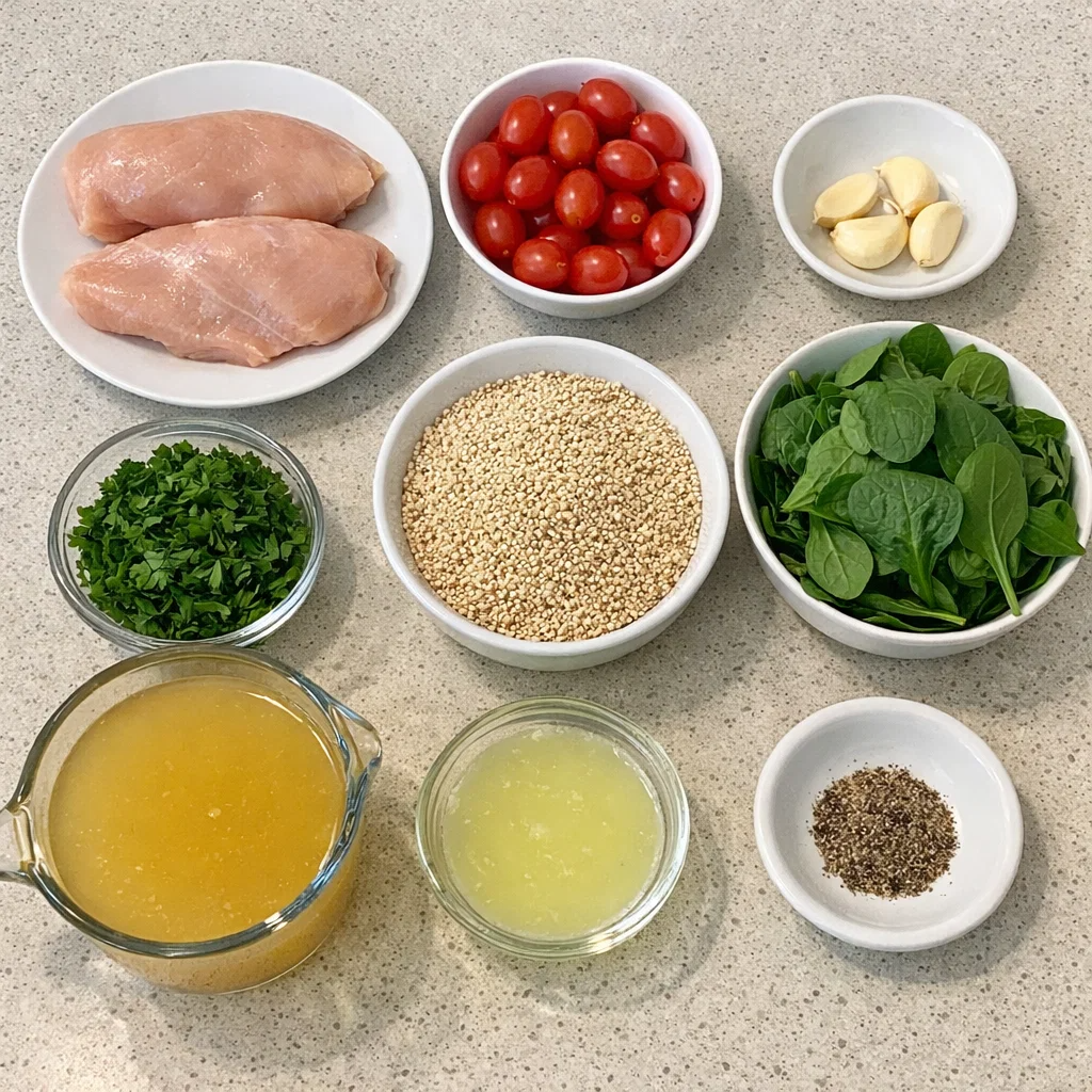 Garlic Lemon Chicken Quinoa