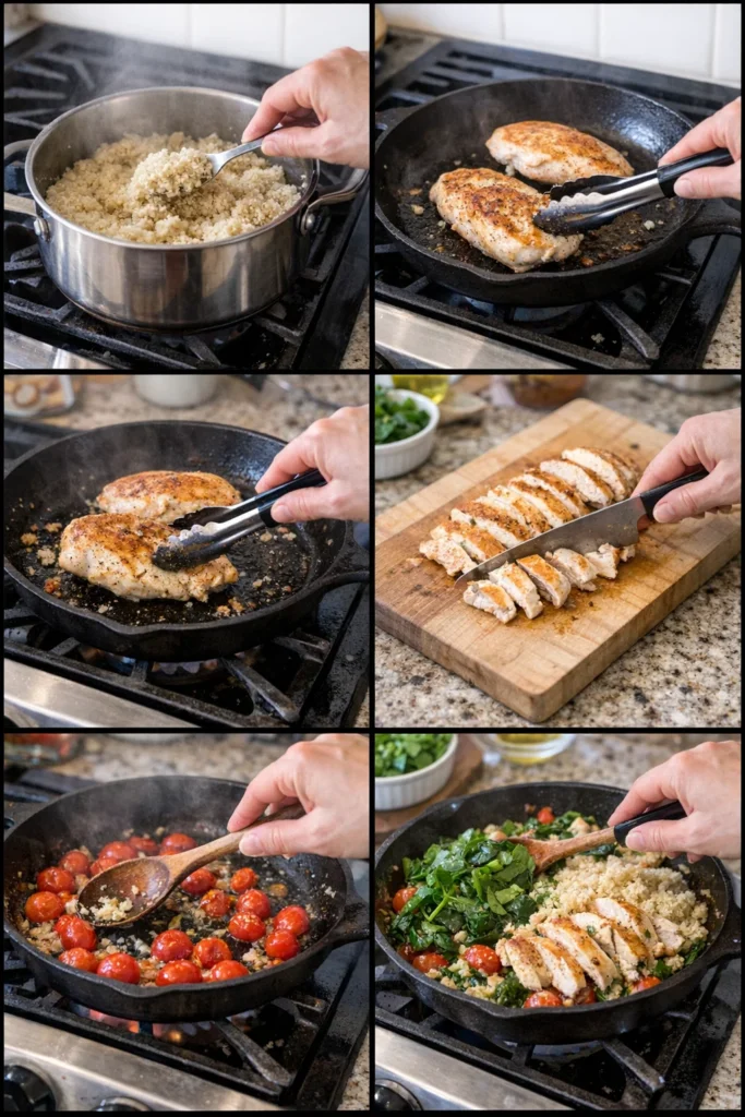 Garlic Lemon Chicken Quinoa