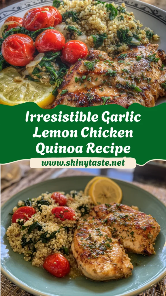 Garlic Lemon Chicken Quinoa