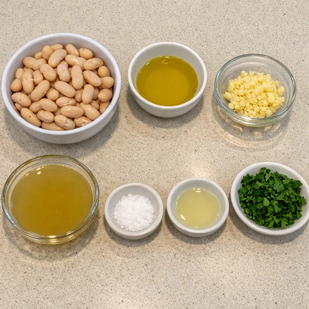 Garlic White Bean Mash: Easy Creamy Side Dish Recipe for 4 Servings 7 Garlic White Bean Mash