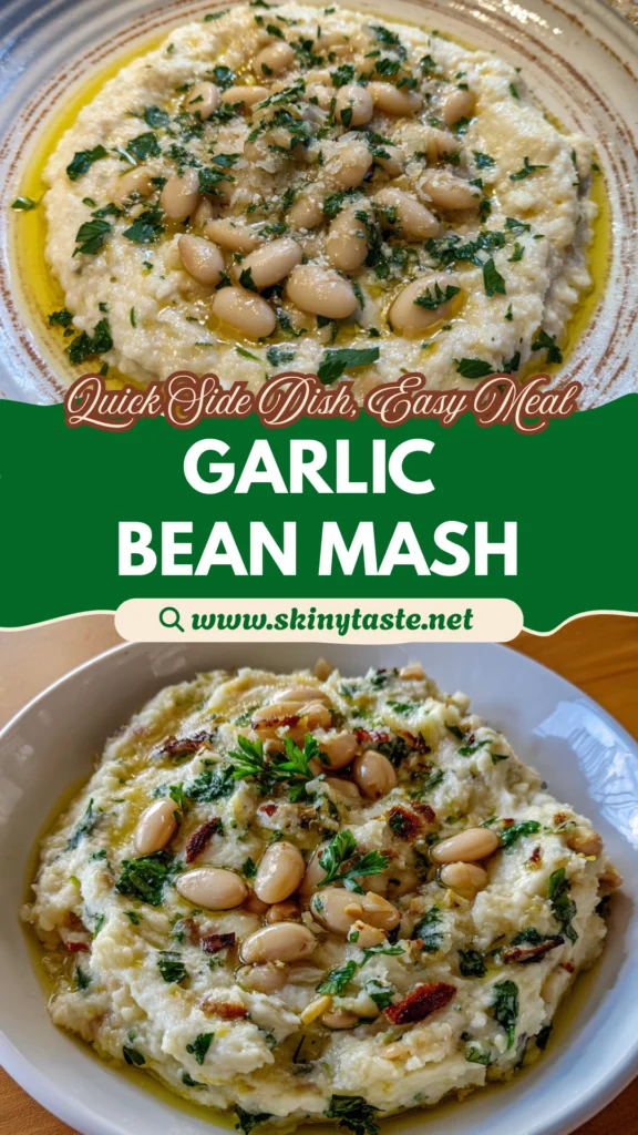 Garlic White Bean Mash: Easy Creamy Side Dish Recipe for 4 Servings 10 Garlic White Bean Mash