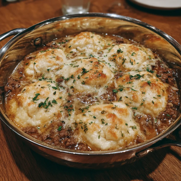 Ground Beef and Dumplings