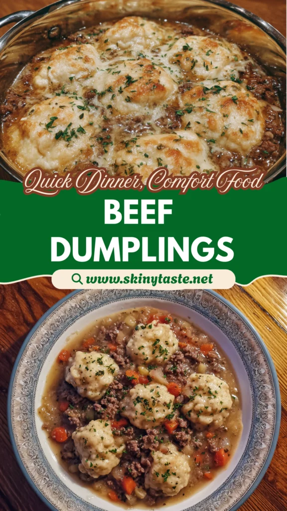 Ground Beef and Dumplings