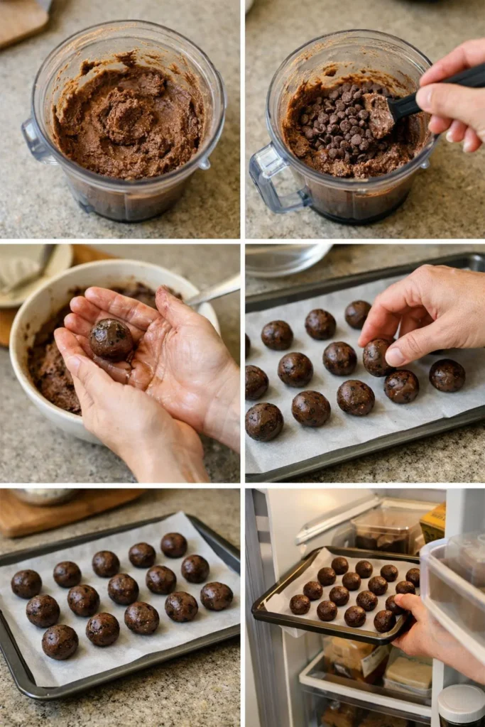 Healthy Chocolate Chickpea Truffles: Easy 12-Servings Dessert Recipe 8 Healthy Chocolate Chickpea Truffles