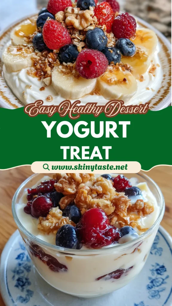 Healthy Yogurt Treat: Easy 4-Serving Dessert Recipe for Quick Snacks 10 Healthy Yogurt Treat