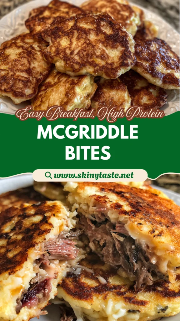 High Protein McGriddle Bites: Easy Breakfast Power Pack 10 High Protein Mcgriddle Bites