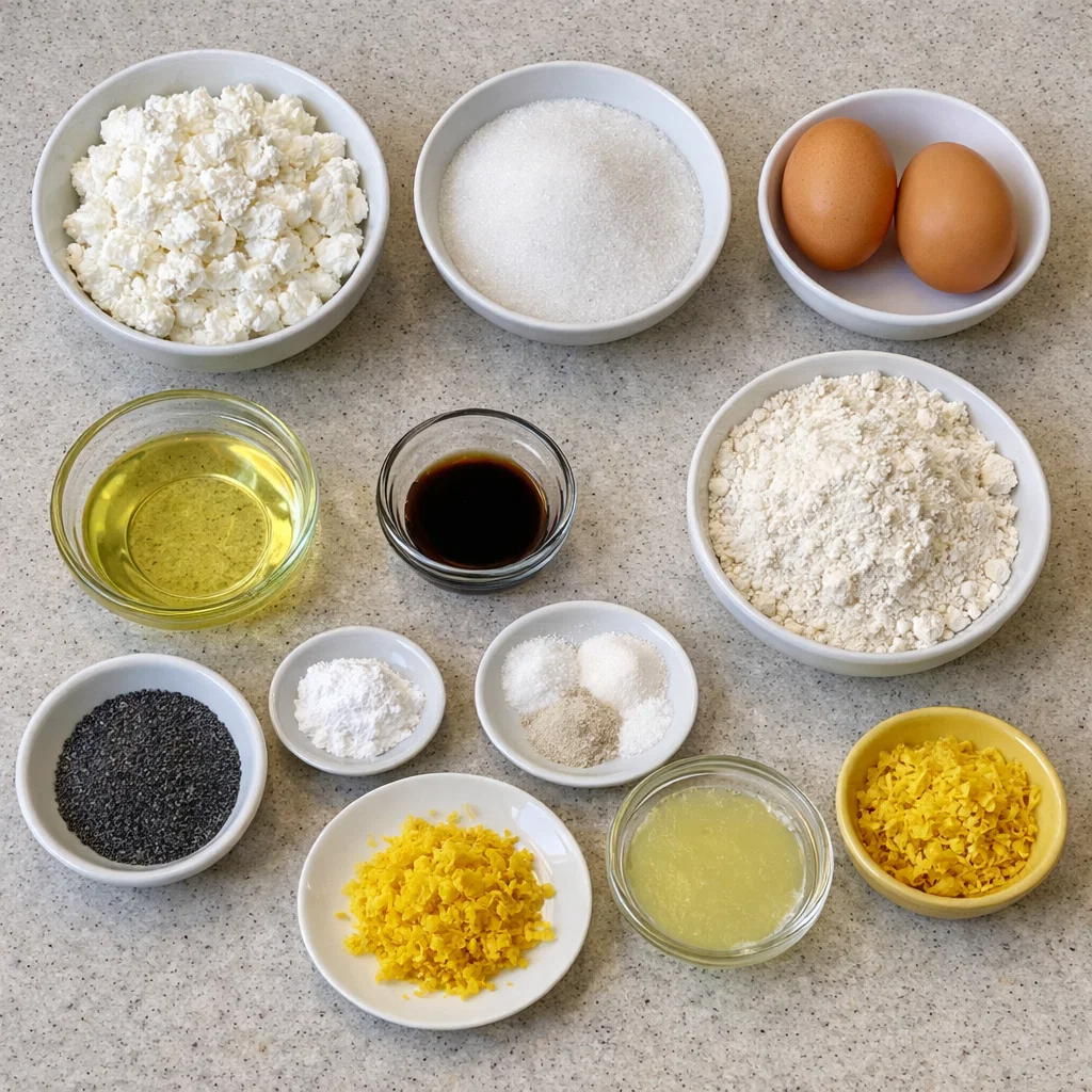 Lemon Poppy Seed Cottage Cheese Muffins – Easy High‑Protein Breakfast 7 Lemon Poppy Seed Cottage Cheese Muffins