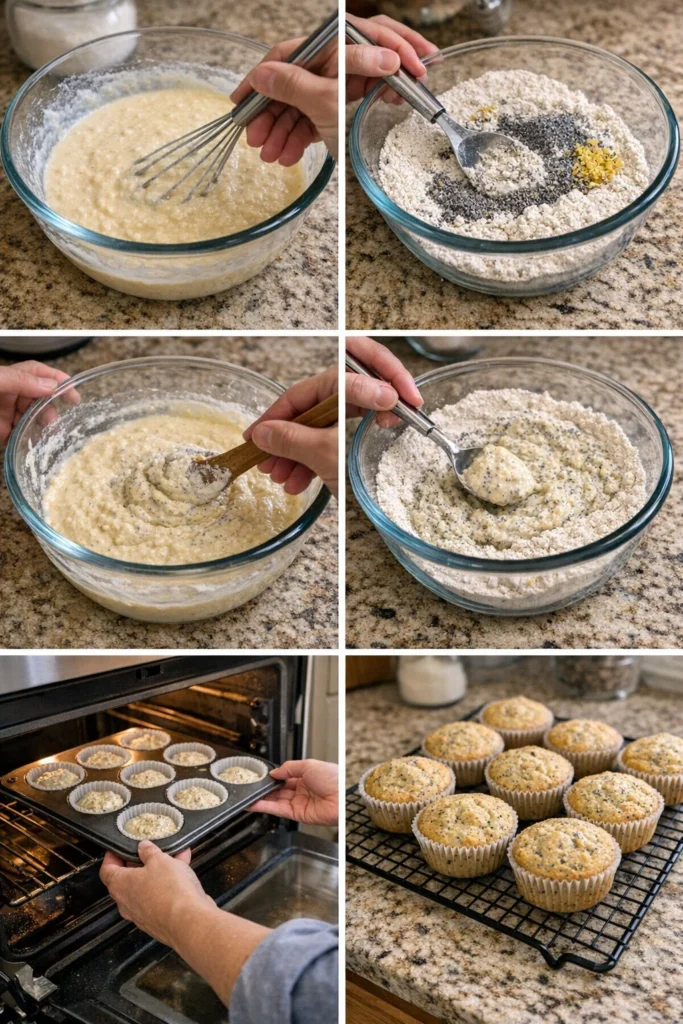 Lemon Poppy Seed Cottage Cheese Muffins – Easy High‑Protein Breakfast 8 Lemon Poppy Seed Cottage Cheese Muffins