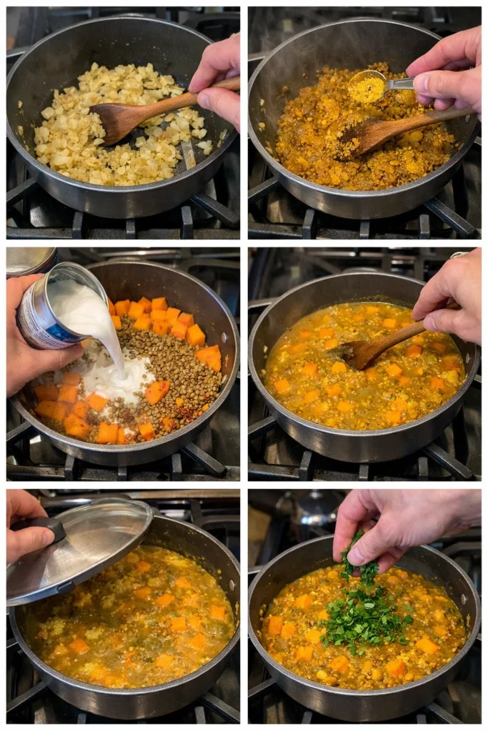 Lentil & Sweet Potato Curry