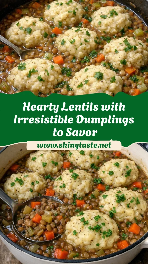 Lentils with Drop Dumplings