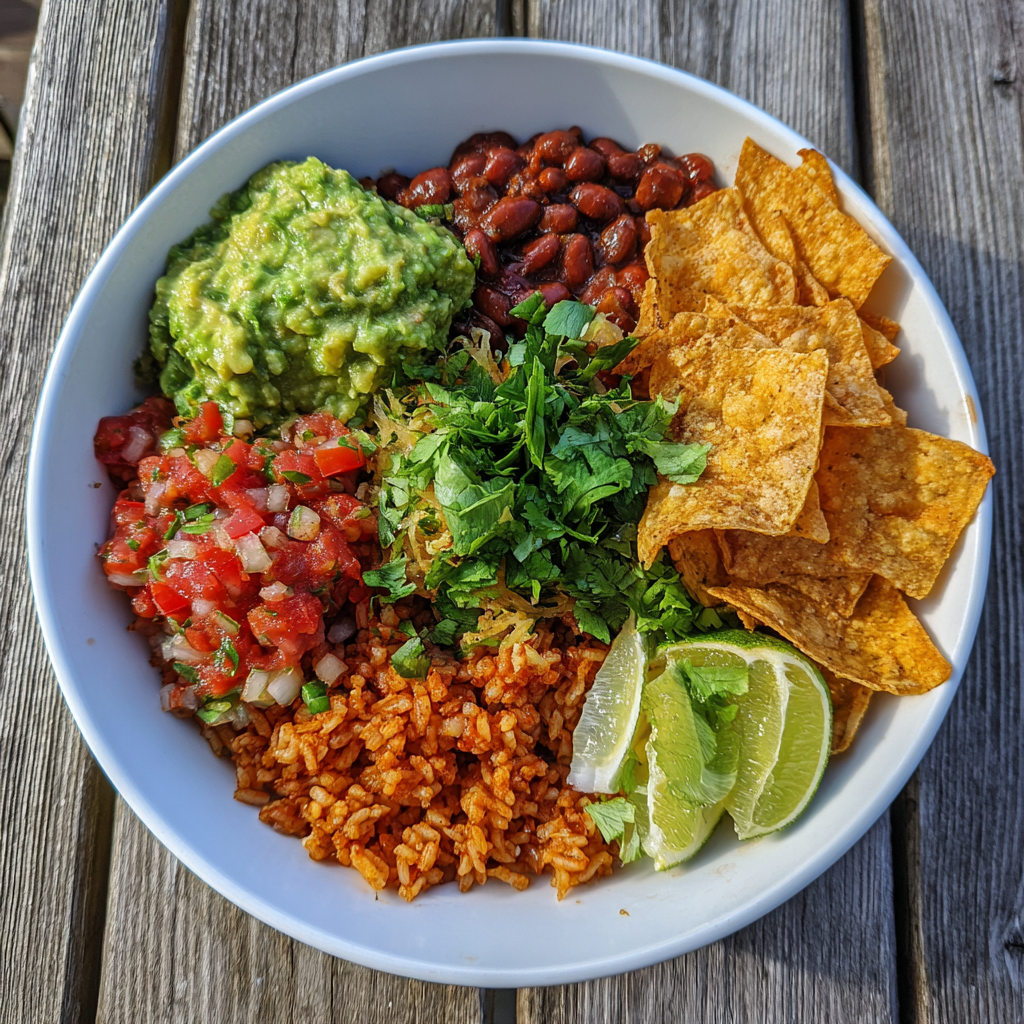 Loaded Mexican Taco Bowl Recipe: Easy Dinner for 4 Servings and Bold F 9 Loaded Mexican Taco Bowl