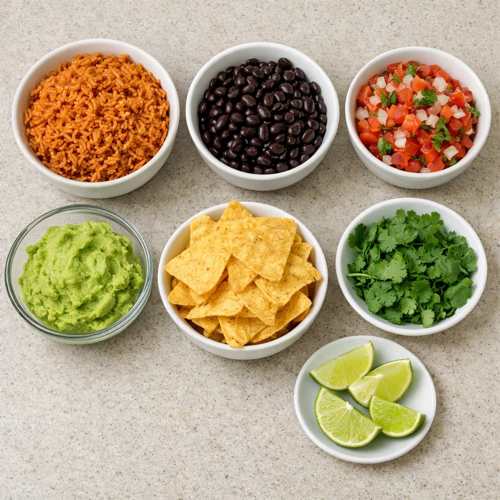 Loaded Mexican Taco Bowl Recipe: Easy Dinner for 4 Servings and Bold F 7 Loaded Mexican Taco Bowl