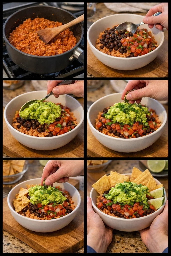 Loaded Mexican Taco Bowl Recipe: Easy Dinner for 4 Servings and Bold F 8 Loaded Mexican Taco Bowl