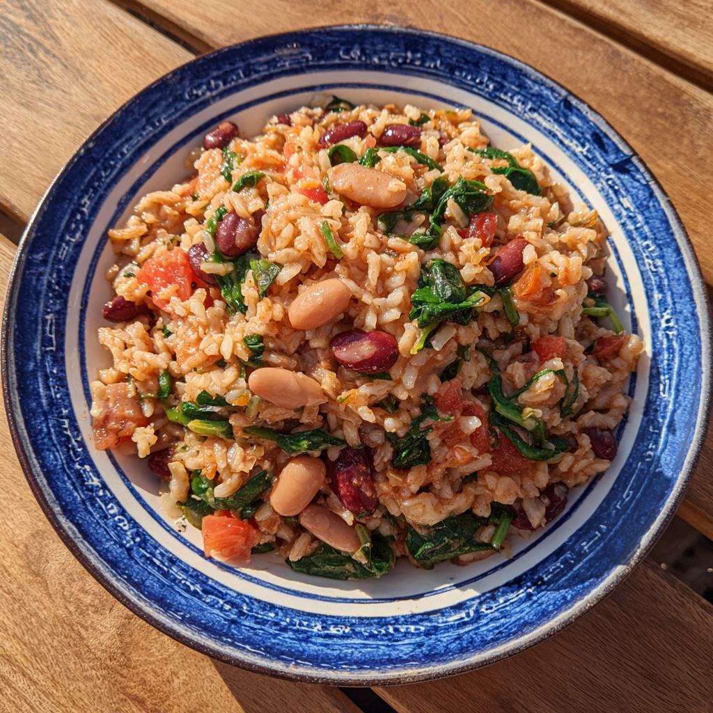 Mediterranean Rice and Beans